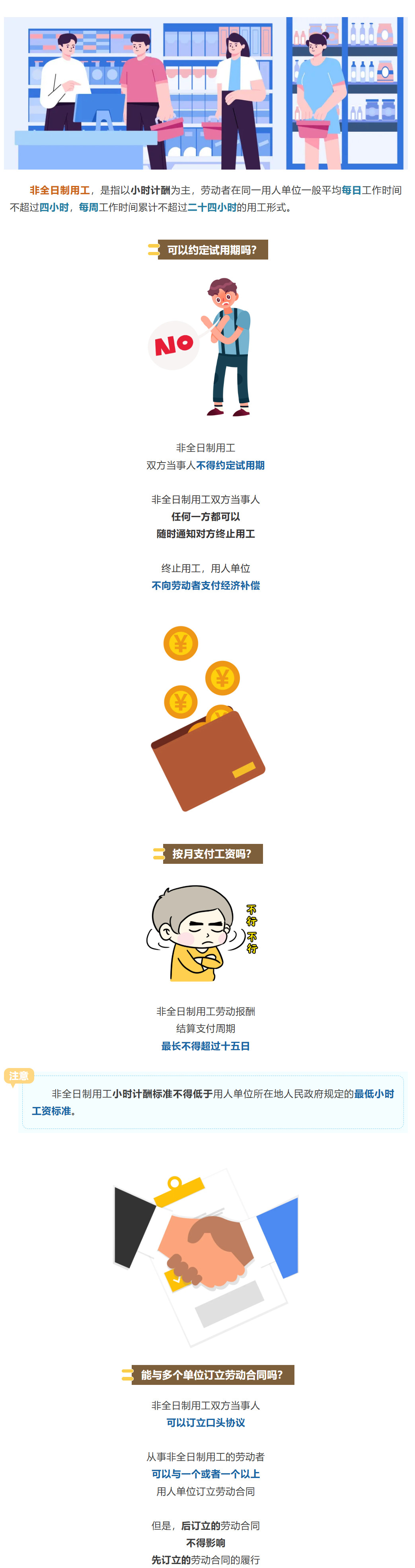 定山說策|非全日制用工能約定試用期嗎？